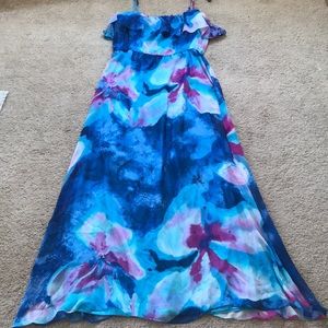 Bisou Bisou floral maxi dress